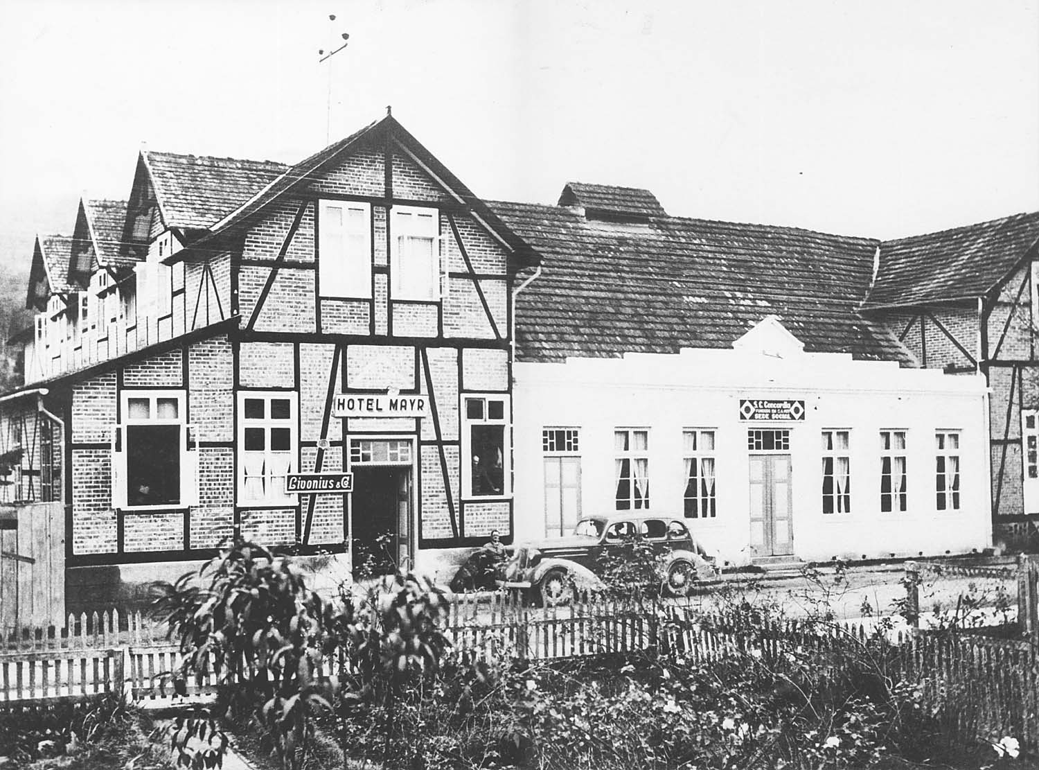 Hotel Mayr em Rio do Sul, início do século XX